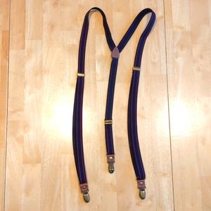 Scotch & Soda Leather Men's Clip-on Suspenders